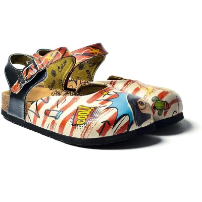 Afbeelding van GOBY Cool! Clogs Slippers Hoge kwaliteit Handmade Maat 41