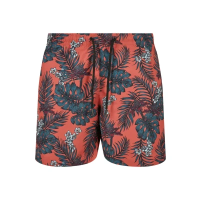 Afbeelding van Urban Classics Pattern Zwemshorts, Heren, Maat: XS, Dark tropical aop