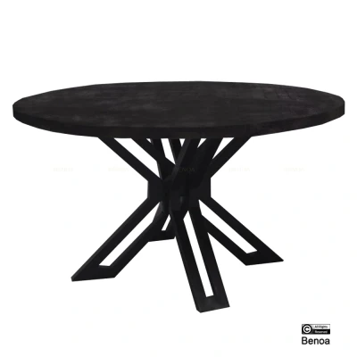 Afbeelding van Yana Ronde Salontafel Zwart 80