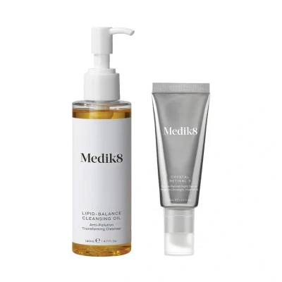 Afbeelding van Medik8 Lipid Balance Cleansing Oil 140ml + Crystal Retinal 3 30ml bundel/set/pakket