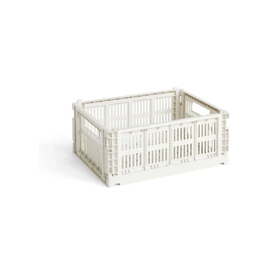 Afbeelding van Hay Colour Crate Krat RE Opbergbak M Off White
