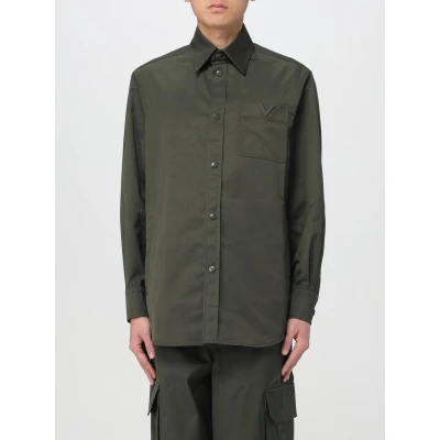 Afbeelding van Classic Shirt with Pointed Collar and Long Sleeves Military