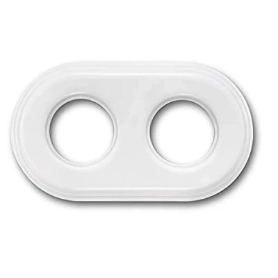 Afbeelding van Fontini Garby frame, 2 elementen, porselein, wit