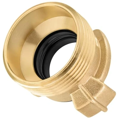 Afbeelding van Poppstar Messing Snelkoppeling 1 1/4 inch buitendraad (G 1/4&quot; draad op klauwkoppeling systeem Geka)