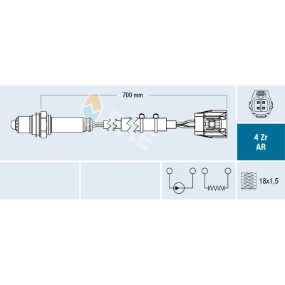 Afbeelding van FAE Lambda sonde 75652