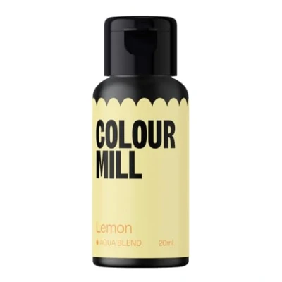 Afbeelding van Colour Mill Aqua Blend Voedingskleurstof op Waterbasis Lemon 20 ml