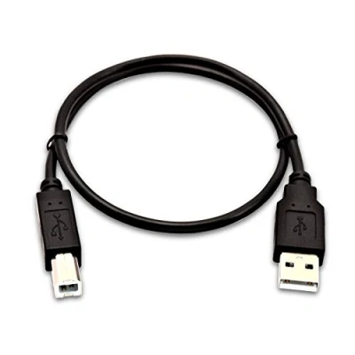 Afbeelding van USB A to B Cable V7 V7USB2AB 50C 1E Black