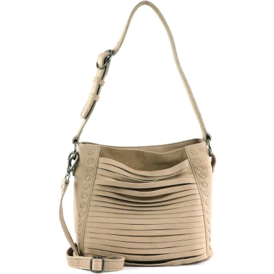 Afbeelding van FREDsBRUDER Leren Schoudertas Fonda Crossbody Sand Beige