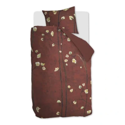 Afbeelding van Beddinghouse van GOGH Museum BH Plum Blossoms Red 140x200/220 + 1x 60x70