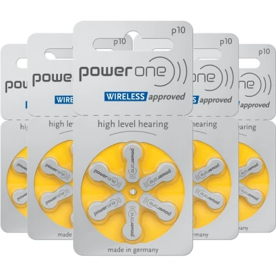 Afbeelding van Power One van Varta Gehoorapparaat kwikvrij 60 Stuks P10 / 10 PR70 1,45V