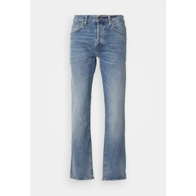 Afbeelding van Carhartt WIP Klondike Mills Straight leg jeans, Heren, Maat: 30x32, Blue worn bleached