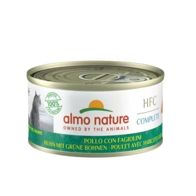 Afbeelding van Almo Nature HFC Complete 6 x 70 g Kip met Groene Bonen