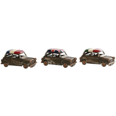 Afbeelding van Decoratieve figuren Home ESPRIT Gouden Zilverkleurig Auto Vintage 17 x 9 8 cm (3 Stuks)