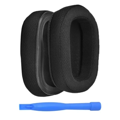 Afbeelding van MMOBIEL Oorkussens voor Logitech G935 / G933 Hoofdtelefoon Koptelefoon Oorkussen Earpads G230, G231, G233, G332, G35, G430, G431, G432, G433, G533, G633, G633S, G635, G930
