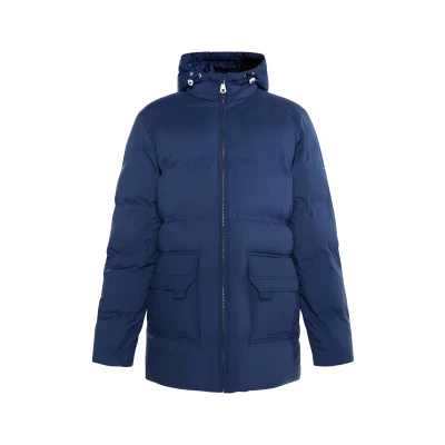 Afbeelding van DREIMASTER Maritim Heren Winterjas Met Voering M / Marine 100% Polyester