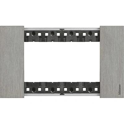 Afbeelding van Bticino KA4804ZG Living Now plaat 4 modules, Zamak, staal