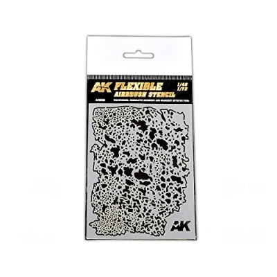 Afbeelding van AK interactive Flexible Airbrush Stencil 1/48 1/72