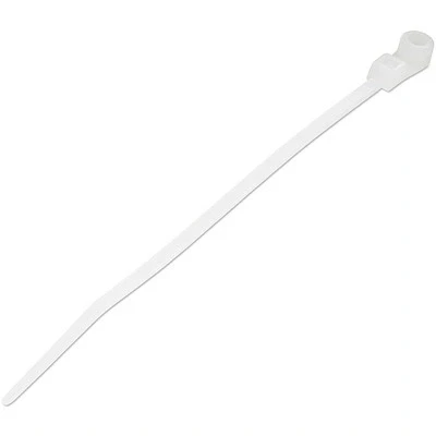 Afbeelding van StarTech.com CBMZTS10N4 kabelbinder Losmaakbare Nylon, Kunststof Wit 100 stuk(s)