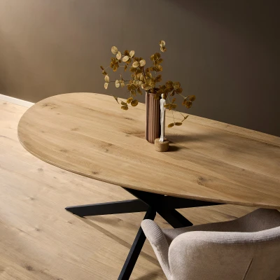 Afbeelding van Starfurn Eettafel Cloud 180 cm eiken naturel Hout