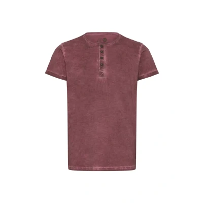 Afbeelding van Solid Sdtihn Tshirt basic, Heren, Maat: XL, Wine red