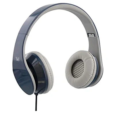 Afbeelding van Tnb T&#039;nB hoofdtelefoon, bekabeld, 3,5 mm jackplug, opvouwbaar, collectie stream, blauw 1,2 m