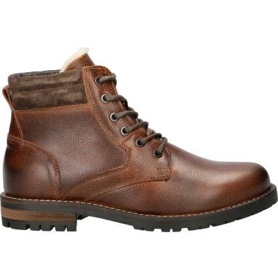 Afbeelding van Nelson Snowboots, Heren, Maat: 42, Cognac Leer