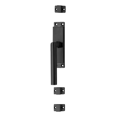 Afbeelding van Kruk espagnolet links Hoek 90 graden met stangenset 2 X 1245mm zwart