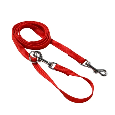 Afbeelding van Adori Vario Looplijn Nylon Rood Hondenriem 110 190x2.5 cm