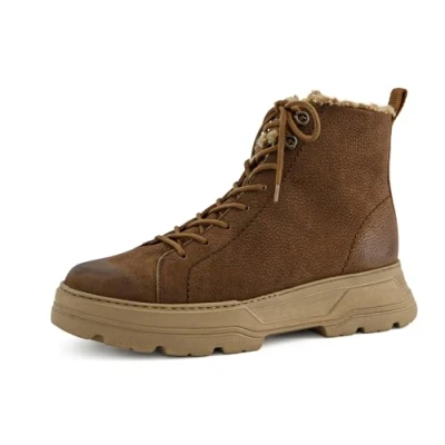 Afbeelding van Paul Green Veterlaarzen voor dames, bruin 00x, 39 EU