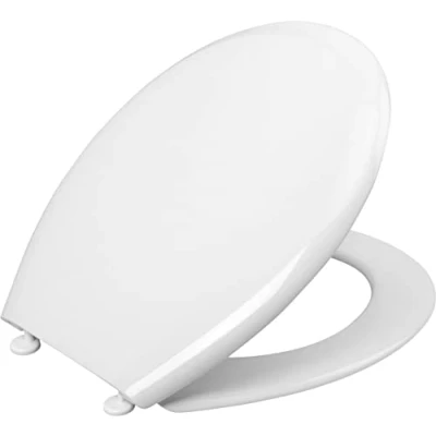 Afbeelding van Cornat wc bril Palu klassiek witte look onderhoudsvriendelijk thermoplast eenvoudig ontwerp past in elke badkamer, toiletbril, deksel, 1076385