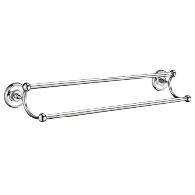 Afbeelding van Handdoekhouder Smedbo Villa Met Dubbele Stang 61 x 14.7 cm Chroom