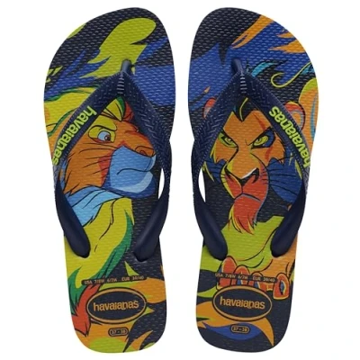 Afbeelding van Havaianas Unisex Top Disney Classic Flip Flop, Blauw, 2 UK, 34 EU