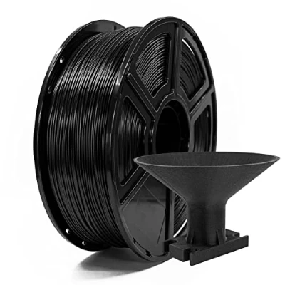 Afbeelding van FLASHFORGE ASA filament 1,75 mm, filamenten voor 3D printers, 1 kg, spoel, maatnauwkeurigheid +/ 0,02 rookvrij en geurloos (zwart, ASA)