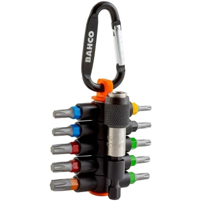 Afbeelding van Bahco Sticky Bits Gekleurde Torxbits met magnetische bithouder 59S/TCS11 1