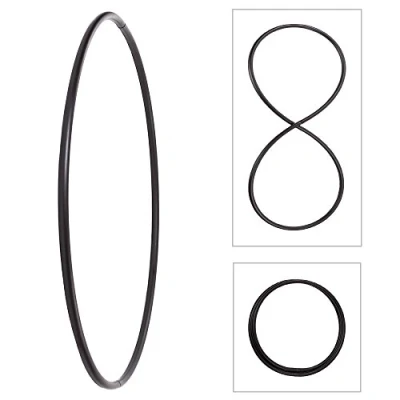 Afbeelding van Opvouwbare hoelahoep, HDPE 20 mm, gekleurd, Ø90/95/100/105 cm