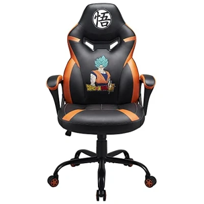 Afbeelding van SUBSONIC SA5573 D4 DBZ Dragon Ball Z Gamingstoel bureaustoel voor junior gamers super zwart officiële licentie,Medium