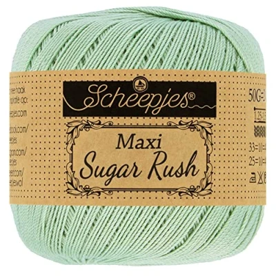 Afbeelding van Scheepjes Maxi Sugar Rush 402 Silver Green Garen 1x50g