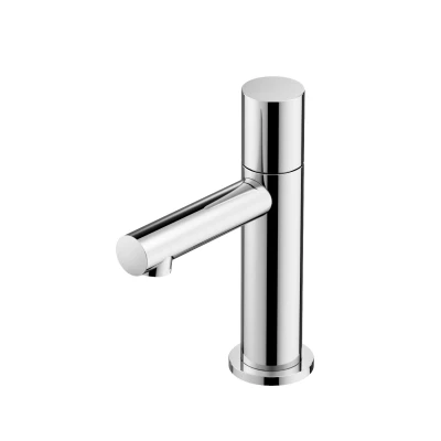 Afbeelding van HotBath Dude Fonteinkraan opbouw uitloop 8.5cm recht Chroom