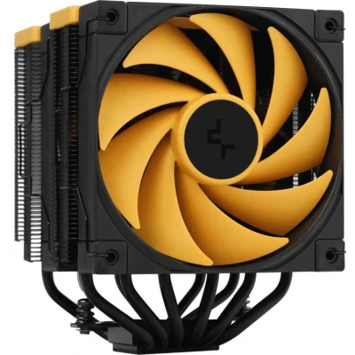Afbeelding van DeepCool AK620 Zero Dark Zoria Processor Luchtkoeler 12 cm Zwart, Geel 1 stuk(s)