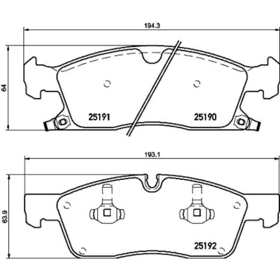 Afbeelding van Brembo Remblokset P 37 015