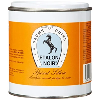 Afbeelding van Saphir Etalon Noir lederbalsem 500ml Zadelzeep in grootverpakking.