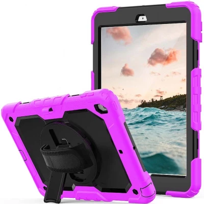 Afbeelding van Casecentive handstrap Pro Hardcase with iPad 2017 / 2018 roze