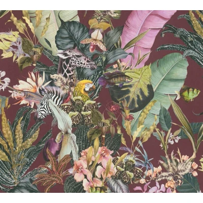 Afbeelding van AS Creation Dream Flowery 38176 5 381765 Multicolour / Rood