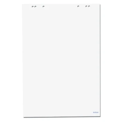 Afbeelding van Herlitz 10834133 Flipchartblock 68 x 99 cm, 20 vellen blanco, 80 g/m², FSC Mix, 5 stuks