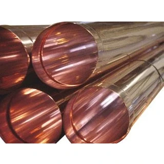 Afbeelding van Rheinzink koper hwa buis rond hoogfrequent gelast 80x0 60x2000mm lengte 2m 4430000100