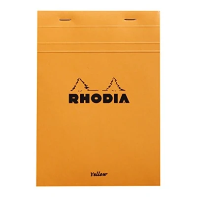 Afbeelding van Rhodia A5 NotePad Yellow Ruit