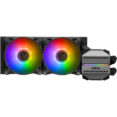 Afbeelding van MSI MAG CORELIQUID M240 koelsysteem voor computers Processor Alles in één vloeistofkoeler 24 cm Zwar