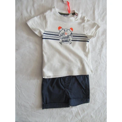 Afbeelding van Noukie&#039;s Ensemble Jongens Tshirt + Short 9 maand 74