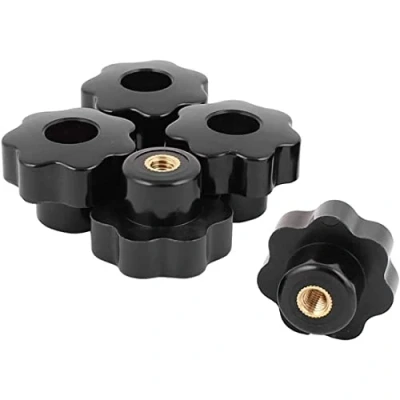 Afbeelding van Haobase 5 stuks M6 x 32 mm binnendraad door gat sterkop schroef opspanning knop grip