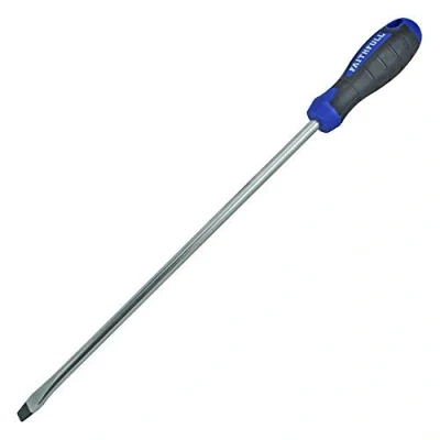 Afbeelding van Faithfull FAISDF300 Soft Grip Lange Reach Schroevendraaier Uitlopend 10mm x 300mm, Zwart